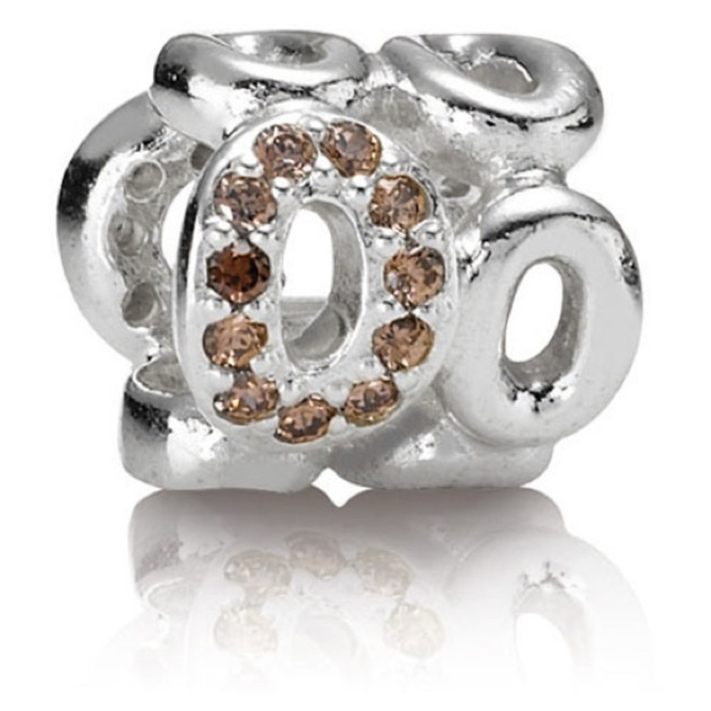 Genuine Retired PANDORA Circle of Friends Friendship Charm; 790445CZ